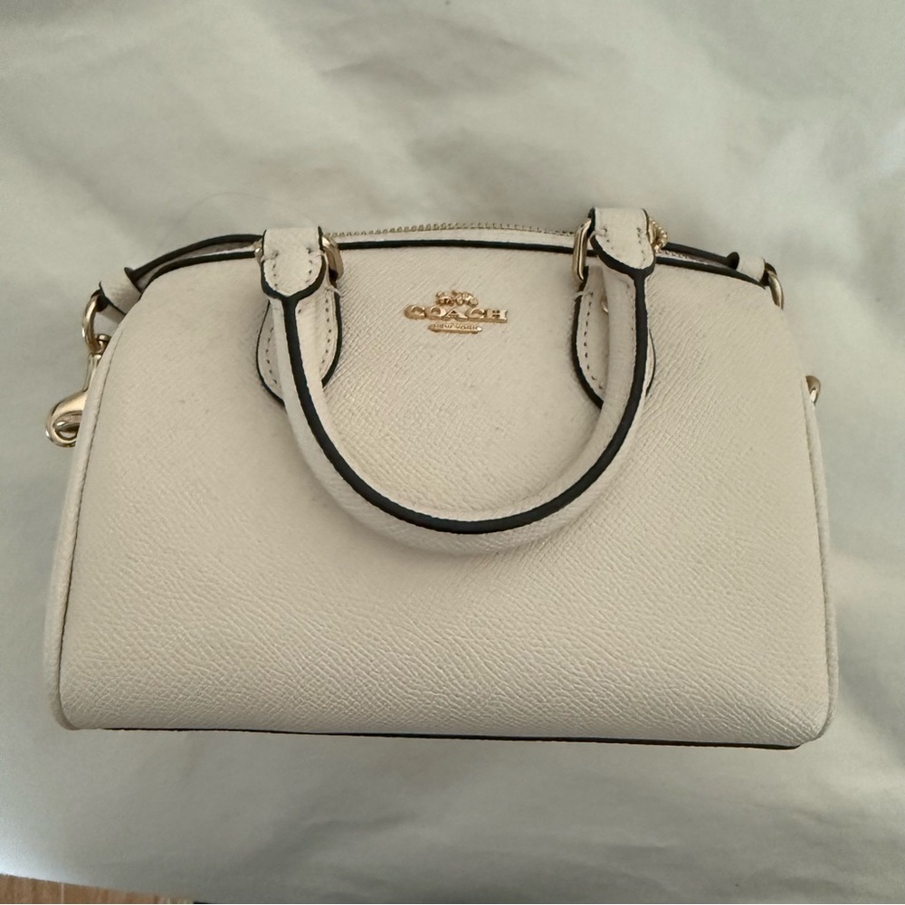 Coach Chalk Crossbody with Gold Details